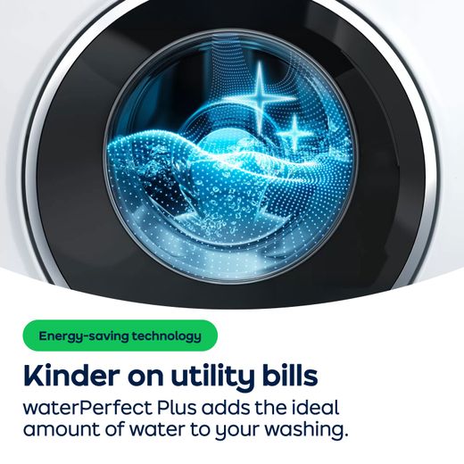 Siemens IQ-700 WG66B2AXGB 11kg Washing Machine with 1551 rpm - Silver - AO Annotation - waterPerfect Plus